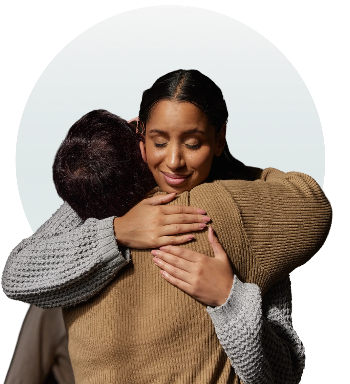 Group 24 (1) Two people embracing with closed eyes.